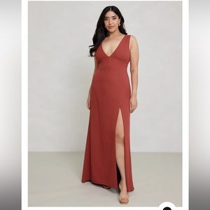 PARK & FIFTH TERRACOTTA LEXINGTON DRESS